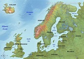 Maps of Northern Europe - Northern Europe