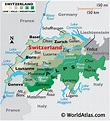Printable Map Of Switzerland