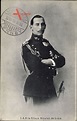 König Nikolaus von Griechenland, Portrait, Uniform, Säbel | xl