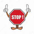 Cartoon Stop Signboard vecteur Vecteur par ©baavli 69646493