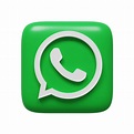 Whatsapp logo. 3d render. 12162809 PNG