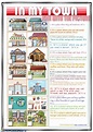 There Is There Are Places In Town Liveworksheets - teachcreativa.com
