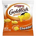 PEPPERIDGE FARM Goldfish Snack Crackers, Cheddar Cheese, 0.5-Ounce ...