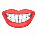 Teeth. Lips . Smiling vector. ⬇ Vector Image by © OksanaDesign | Vector ...