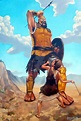David Vs. Goliath by MarianoDavidOtero | David et goliath, Images bible ...