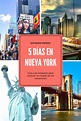 Qué ver en Nueva York en 5 días, Itinerario + Tips (2024) | Nueva york ...
