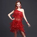 latin dance dress fringe dancing competition lady skirt for costumes ...