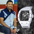 Prince Al Muhtadee Billah with his new Richard Mille - Superwatch