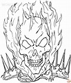 Pagine da colorare di Ghost Rider - Stampabili, gratuite e facili ...