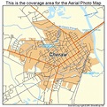 Aerial Photography Map of Cheraw, SC South Carolina