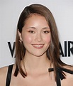 Actress Katie Chang wore a touch of sheer gold shadow on her lids to ...