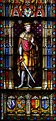 Crusader King Baldwin III of Jerusalem - Stained Glass in Bruges Stock ...