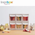 【livinbox 樹德】快取分類盒-6格 FO-306(透明快取/可堆疊/收納盒/小物分類)-momo購物網