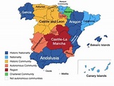 How every Spanish autonomous community officially... - Maps on the Web ...