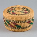 Lot - A round Haida lidded basket, 3 1/2 x 5 in. (8.9 x 12.7 cm)