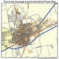 Aerial Photography Map of Odessa, TX Texas