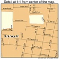 Stilwell Oklahoma Street Map 4070350