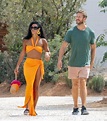 Vick Hope and fiancé Calvin Harris make rare appearance during stroll ...