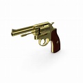 Gold Revolver PNG Images & PSDs for Download | PixelSquid - S11379815F