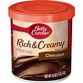 Betty Crocker Rich and Creamy Chocolate Frosting, 16 oz - Walmart.com