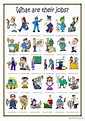 What are their jobs?: English ESL worksheets pdf & doc