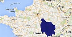 Borgonha Mapa | Mapa