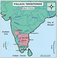 Extent of the Pallava Dynasty - Medieval India History Notes