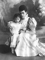 Xenia Alexandrovna Romanova of Russia with her daughter Princess Irina Alexandrovna Romanova of ...