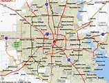 Map of Houston Texas - Free Printable Maps