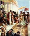 The Bible In Paintings, #128: THE QUEEN OF SHEBA VISITS SOLOMON, Part 1