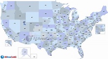 28 Map Us Area Codes