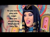 Katy Perry- Dark Horse(letra) - YouTube