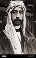 King Faisal (Faysal) dell'Iraq (1885-33) è stato installato come in ...