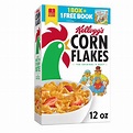 Kellogg's Corn Flakes Breakfast Cereal, Original, Fat Free Food, 12oz ...
