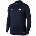 Sudadera tecnica entreno seleccion Francia 2018/19 azul - Nike