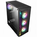 Gabinete Gamer DEX RGB Vidro Temperado com 6 Cooler - Liketec - Glacon ...