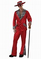 Mens 70s Red Pimp Costume - 70s Costume Ideas for Men