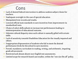 no child left behind act pros and cons