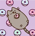 Pusheen | Happy National Donut day | Pusheen cute, Pusheen cat, Pusheen