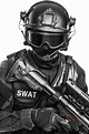 Oficial de policía de operaciones especiales swat | Foto Premium