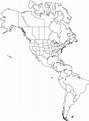 Americas Outline Map - Worldatlas.com