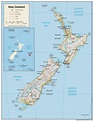 Political Maps Of New Zealand