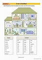 House vocabulary: English ESL worksheets pdf & doc