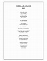 Poesia A Mi Colegio | PDF | Poesia ami colegio, Poema a mi escuela ...