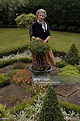 Landscape and gardening expert Alvilde Lees-Milne in her garden ...