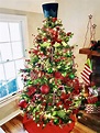 10+ Red White Green Christmas Tree - DECOOMO