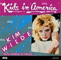 Kim Wilde - Kids In America - Vintage vinyl album cover Stock Photo - Alamy