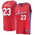 Camiseta Jimmy Butler #23 Philadelphia 76ers 17/18 Rojo Statement ...