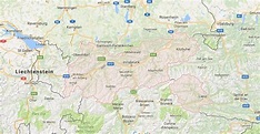 Map of Tyrol