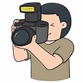 Fotógrafo de dibujos animados | Vector Premium